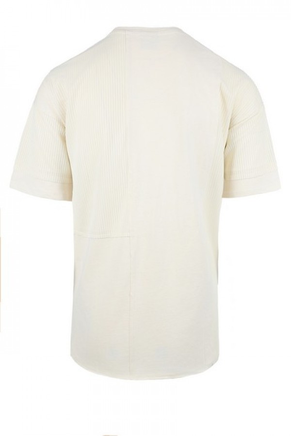Ανδρική εκρού μπλούζα oversized