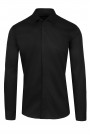 Ανδρικό μαύρο πουκάμισο slim fit