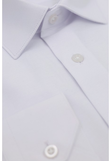Ανδρικό λευκό πουκάμισο slim fit