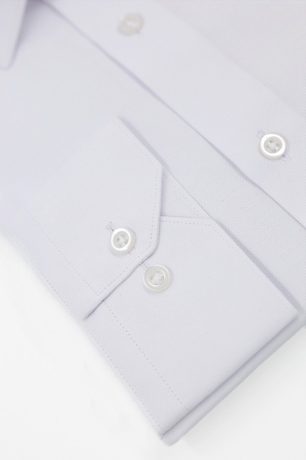 Ανδρικό λευκό πουκάμισο slim fit