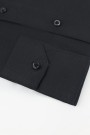 Ανδρικό μαύρο πουκάμισο slim fit