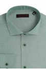 Ανδρικό πράσινο  βαμβακερό πουκάμισο slim fit