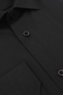 Ανδρικό μαύρο πουκάμισο slim fit