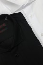Ανδρικό μαύρο πουκάμισο slim fit