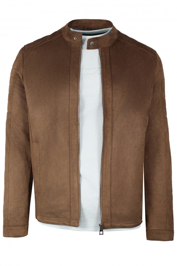 Ανδρικό ταμπά καστόρινο jacket