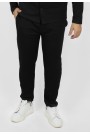 Ανδρικό μαύρο oversize ριπ παντελόνι