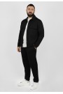 Ανδρικό μαύρο oversize ριπ παντελόνι