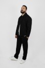 Ανδρικό μαύρο oversize παντελόνι