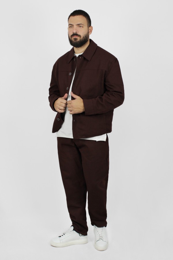 Ανδρικό μπορντό jacket