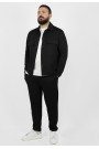 Ανδρικό μαύρο jacket ριπ με τσέπες
