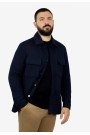 Ανδρικό σκούρο μπλε jacket με τσέπες