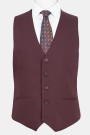 Man's bordeuax vest