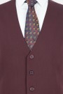 Man's bordeuax vest