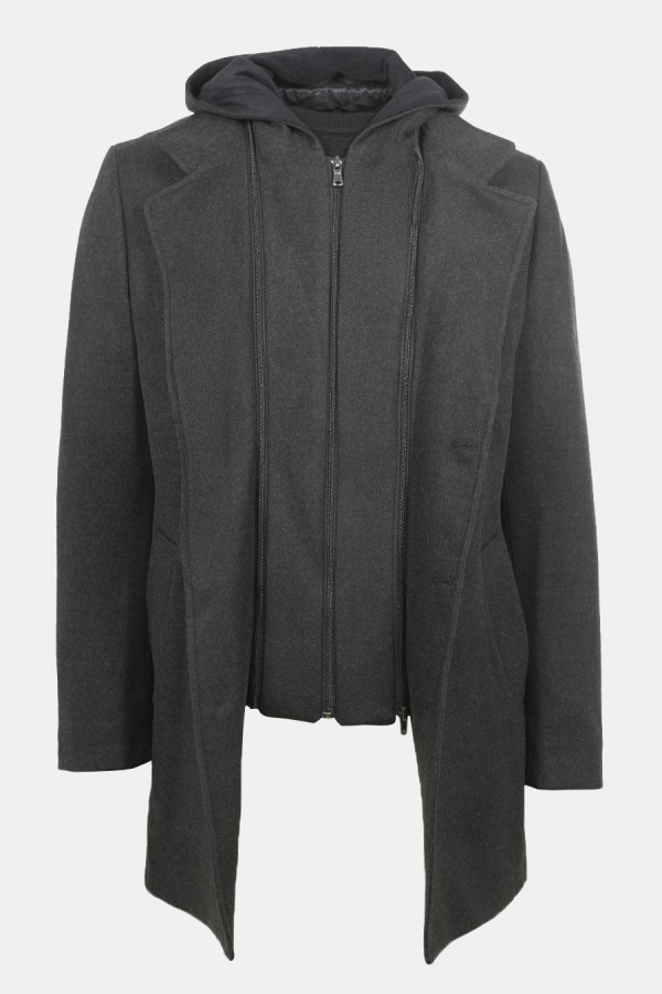 Men's 2-in-1 Layer Anthracite Grey Coat