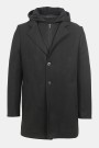 Men's 2-in-1 Layer Black Coat