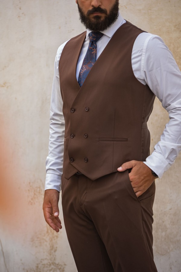 Brown Vest