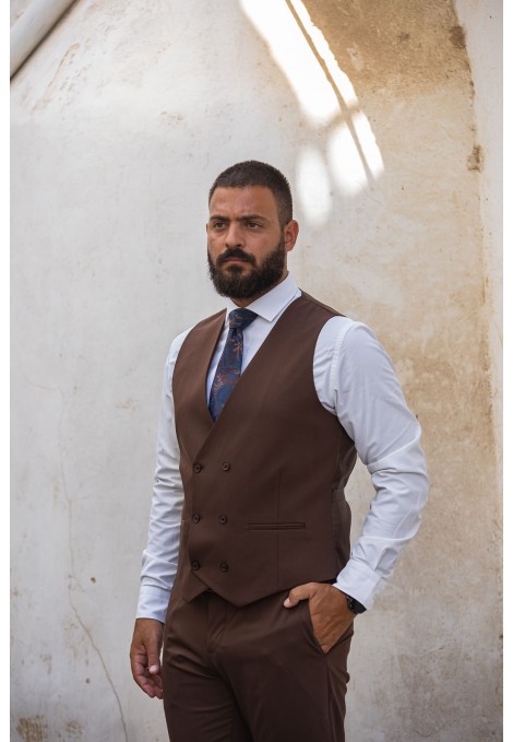 Brown Vest