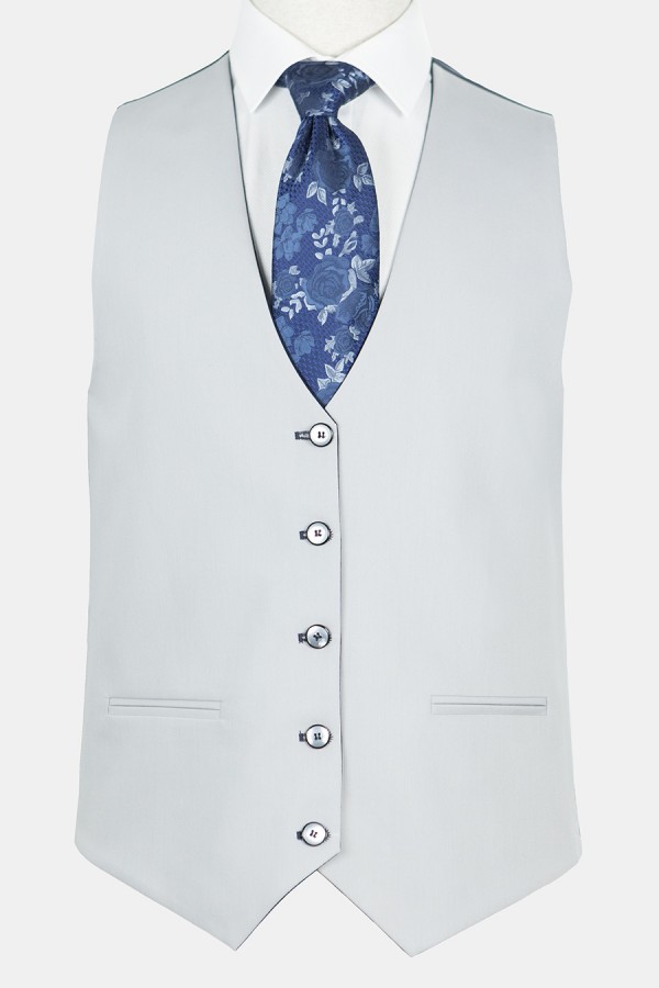 Man's blue-light reversible vest