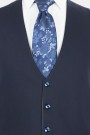Man's blue-light reversible vest