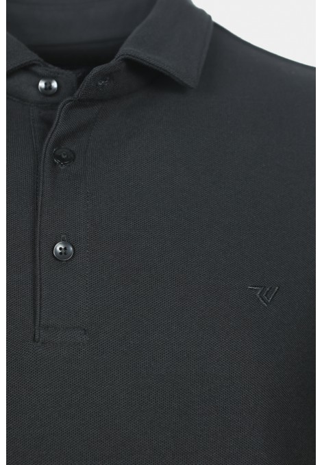 Ανδρική Μαύρη Μπλούζα Polo