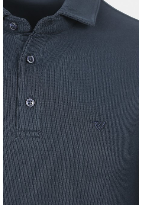 Ανδρική Σκούρο Μπλε Μπλούζα Polo