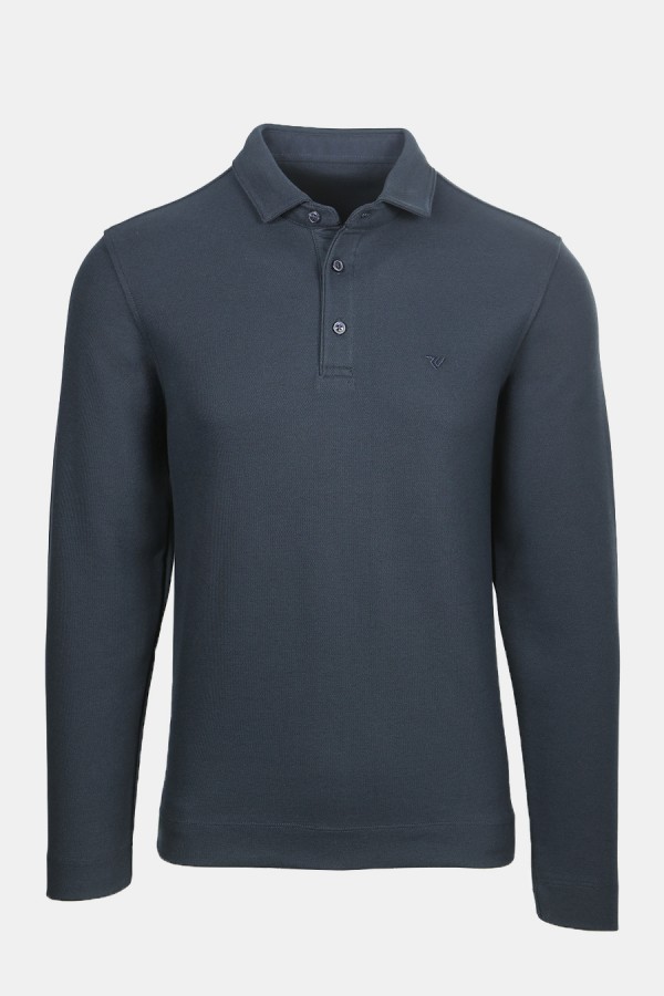 Ανδρική Σκούρο Μπλε Μπλούζα Polo