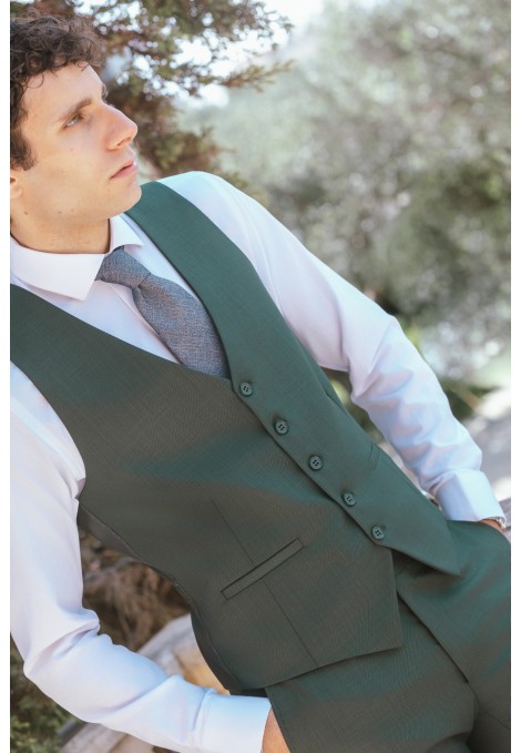 Σκούρο Πράσινο Γιλέκο