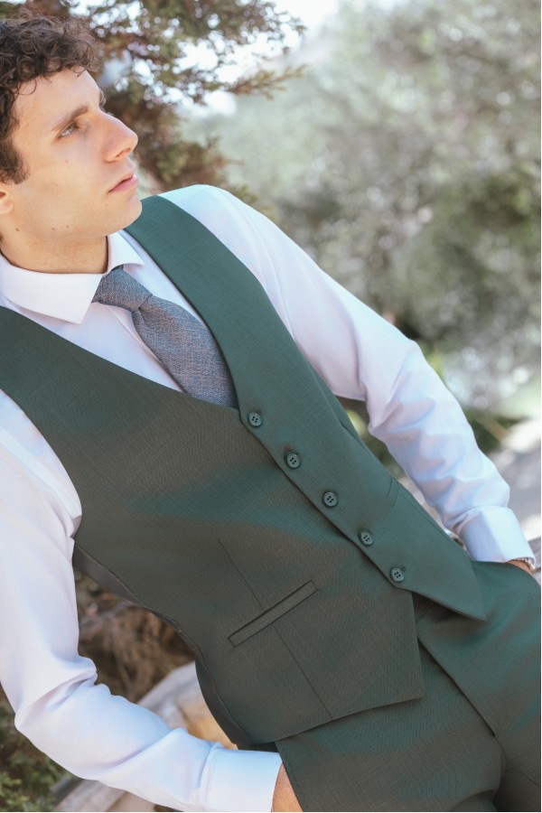 Σκούρο Πράσινο Γιλέκο