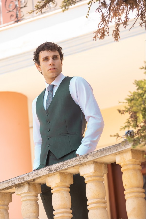 Σκούρο Πράσινο Γιλέκο