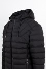 Men's Black Jacket with detachable Hood