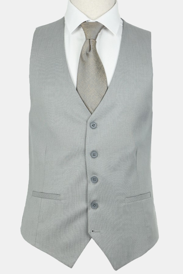 Ανοιχτό γκρι Γιλέκο