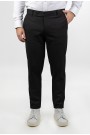 Men's Black Fabric Pants-Urban Flex