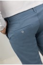 Men's Raf Blue Fabric Pants-Urban Flex