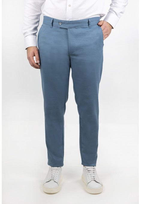 Men's Raf Blue Fabric Pants-Urban Flex