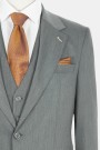 Men’s grey suit elegant fit