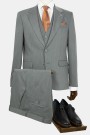 Men’s grey suit elegant fit