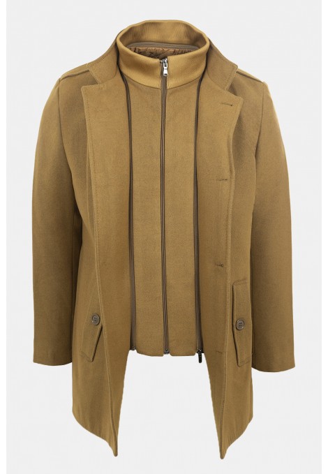 Men's Flexlayer Camel Coat