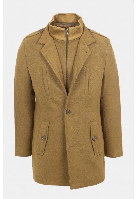 Men's Flexlayer Camel Coat