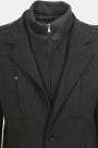 Men's Flexlayer Black Coat