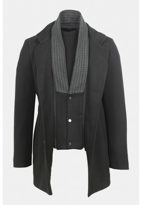 Men's DulaCore Black Coat