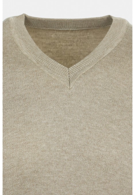 Brown Knitted T-shirt
