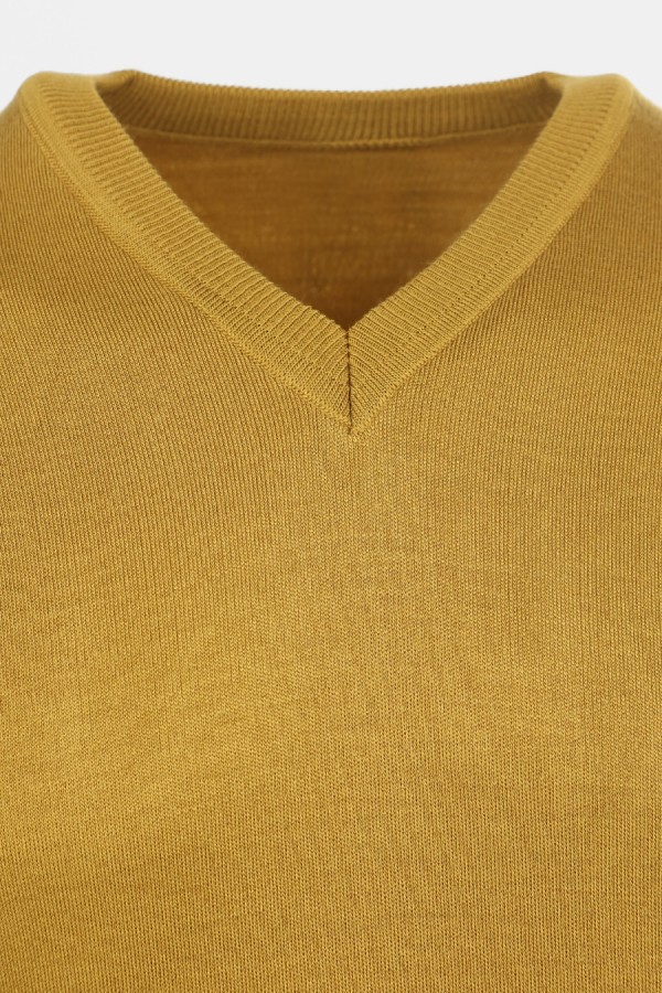Camel Knitted T-shirt