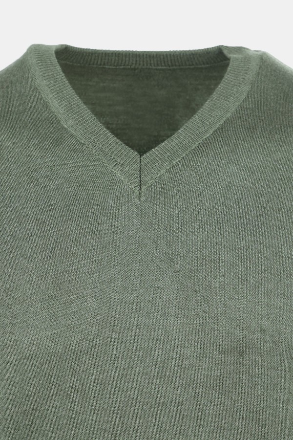 Khaki Knitted T-shirt