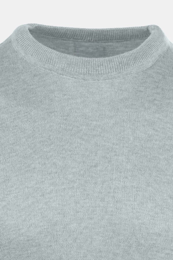 Grey Knitted T-shirt