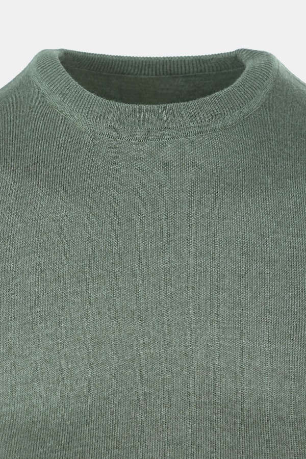 Khaki Knitted T-shirt