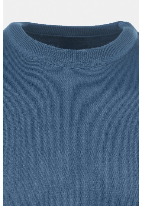 Blue Knitted T-shirt