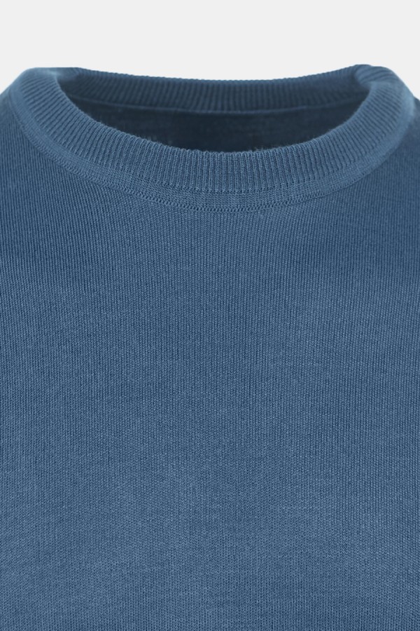 Blue Knitted T-shirt