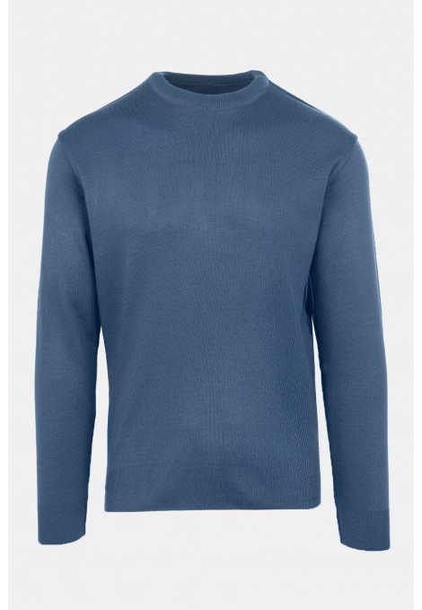Blue Knitted T-shirt