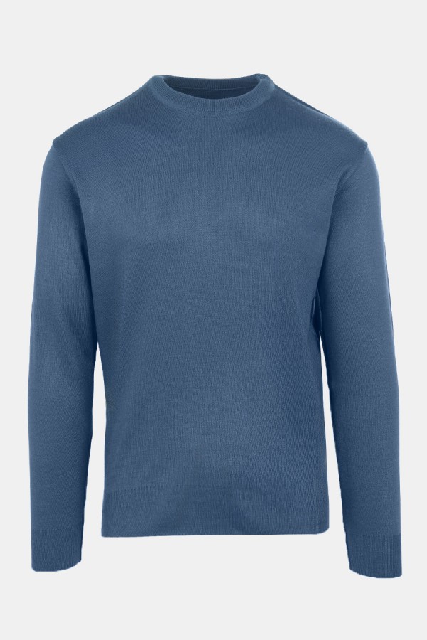 Blue Knitted T-shirt