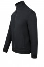 Men's Black Sweatshirt Cardigan